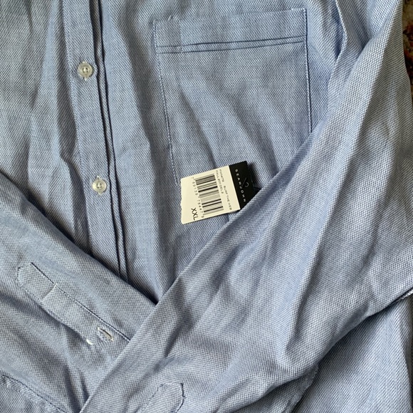 SEAN JOHN BLUE BUTTON UP - Picture 2 of 2